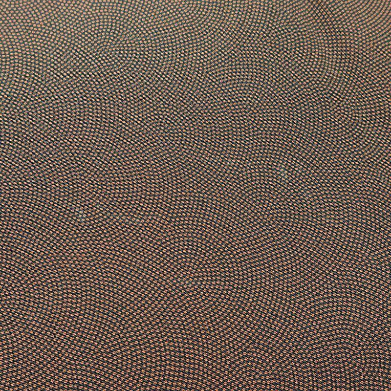 小紋 一つ紋付き 鮫小紋 正絹 古典柄 袷仕立て 身丈158cm 裄丈65cm 茶_画像11