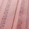 小紋 美品 縮緬 しつけ糸付き 正絹 縞柄・線柄 袷仕立て 身丈165cm 裄丈66.5cm ピンク_画像9
