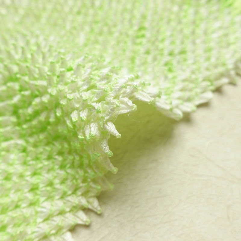 帯揚げ 良品 絞り 正絹 古典柄 緑・うぐいす色_画像11