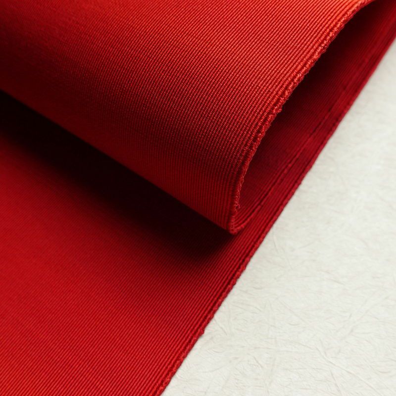 名古屋帯 全通柄 美品 正絹 その他の柄 名古屋仕立て 赤・朱_画像18