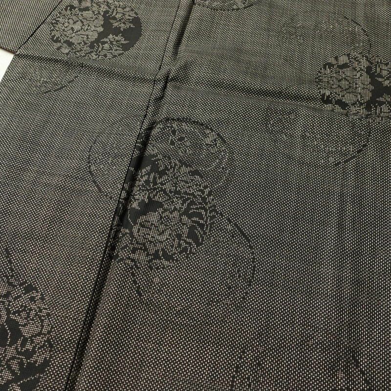 大島紬 良品 証紙なし 正絹 古典柄 袷仕立て 身丈159cm 裄丈66.5cm 茶_画像5