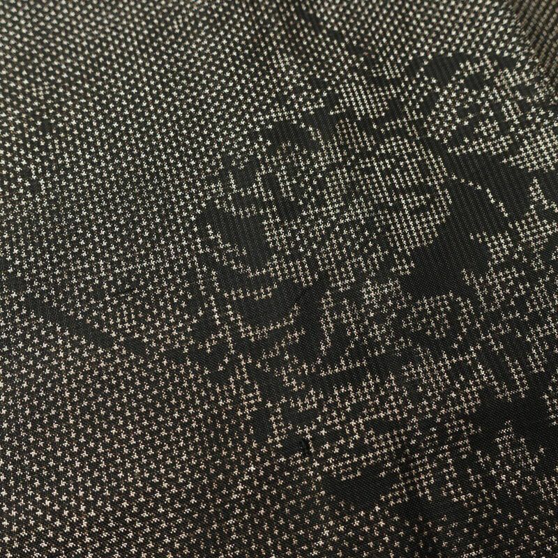 大島紬 良品 証紙なし 正絹 古典柄 袷仕立て 身丈159cm 裄丈66.5cm 茶_画像7