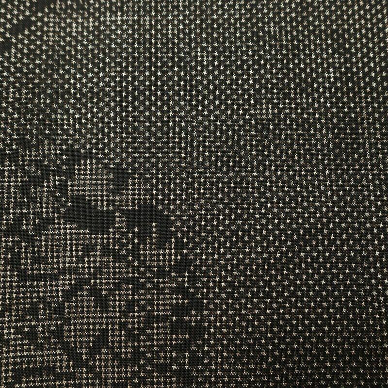 大島紬 良品 証紙なし 正絹 古典柄 袷仕立て 身丈159cm 裄丈66.5cm 茶_画像8