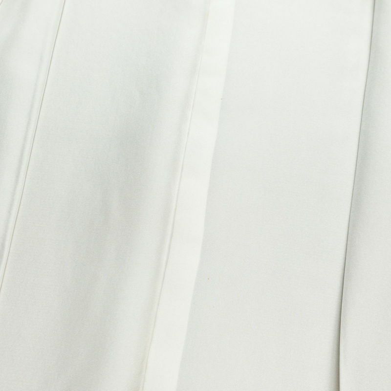 小紋 良品 縮緬 しつけ糸付き 総柄 正絹 木の葉・植物柄 袷仕立て 身丈157.5cm 裄丈65.5cm 緑・うぐいす色_画像17