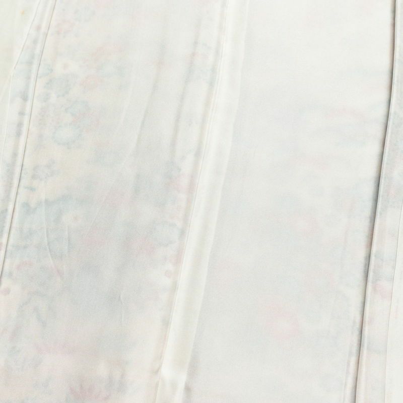 小紋 良品 縮緬 総柄 正絹 古典柄 袷仕立て 身丈157.5cm 裄丈66cm ピンク_画像16