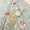訪問着 良品 金駒刺繍 絞り 正絹 古典柄 袷仕立て 身丈166cm 裄丈67cm 箔 刺繍 共八掛 金彩 多色使い_画像6