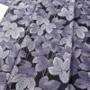 小紋 ポリエステル 木の葉・植物柄 袷仕立て 身丈165cm 裄丈67cm 一部しつけ糸付き 紫・藤色_画像5