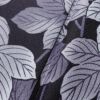 小紋 ポリエステル 木の葉・植物柄 袷仕立て 身丈165cm 裄丈67cm 一部しつけ糸付き 紫・藤色_画像8