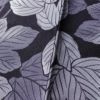 小紋 ポリエステル 木の葉・植物柄 袷仕立て 身丈165cm 裄丈67cm 一部しつけ糸付き 紫・藤色_画像9