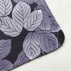 小紋 ポリエステル 木の葉・植物柄 袷仕立て 身丈165cm 裄丈67cm 一部しつけ糸付き 紫・藤色_画像13