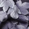 小紋 ポリエステル 木の葉・植物柄 袷仕立て 身丈165cm 裄丈67cm 一部しつけ糸付き 紫・藤色_画像20