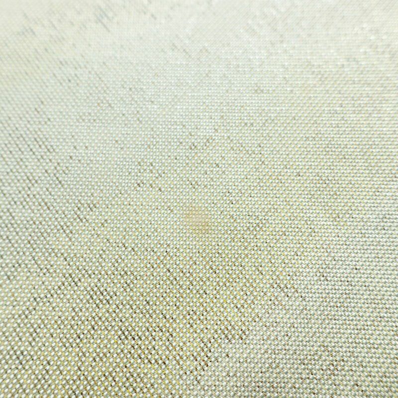 名古屋帯 太鼓柄 正絹 花柄 名古屋仕立て 緑・うぐいす色_画像8