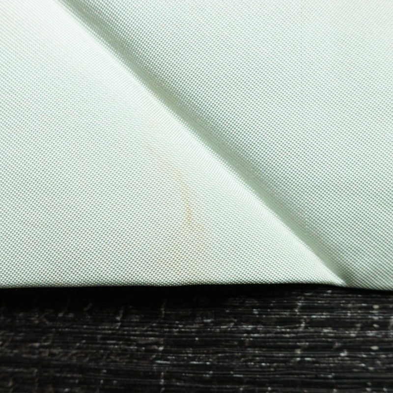 名古屋帯 太鼓柄 正絹 花柄 名古屋仕立て 緑・うぐいす色_画像14