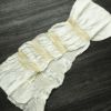 帯揚げ 良品 絞り 正絹 古典柄 留袖用 白_画像2