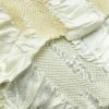 帯揚げ 良品 絞り 正絹 古典柄 留袖用 白_画像3