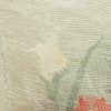 袋帯 六通柄 夏用 フォーマル用 正絹 花柄 銀糸 白_画像4