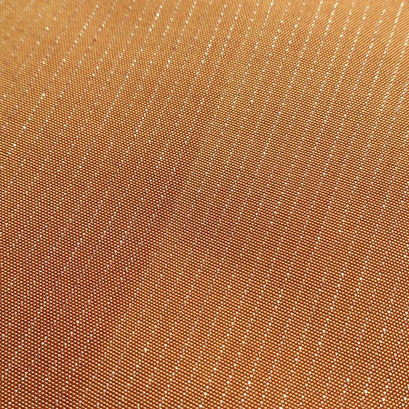 袋帯 全通柄 正絹 縞柄・線柄 金通し 黄・黄土色_画像5