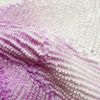 帯揚げ 良品 絞り 絞り 正絹 ぼかし 幾何学柄・抽象柄 紫・藤色_画像11
