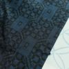 羽織 大島紬 良品 正絹 幾何学柄・抽象柄 袷仕立て 身丈84cm 裄丈65.5cm 青・紺_画像13
