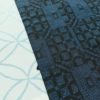 羽織 大島紬 良品 正絹 幾何学柄・抽象柄 袷仕立て 身丈84cm 裄丈65.5cm 青・紺_画像14
