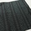 紬 正絹 幾何学柄・抽象柄 袷仕立て 身丈158cm 裄丈63cm 黒_画像12