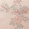 付け下げ 美品 スワトウ刺繍 相良刺繍 正絹 花柄 袷仕立て 身丈163cm 裄丈66cm 刺繍 ピンク_画像14