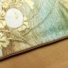 袋帯 六通柄 フォーマル用 正絹 木の葉・植物柄 万寿菊 箔 黄・黄土色_画像12