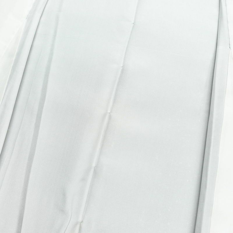 付け下げ 正絹 木の葉・植物柄 袷仕立て 身丈151.5cm 裄丈62cm 刺繍 フォーマル 着物 グレー_画像18