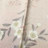 小紋 良品 総柄 正絹 花柄 袷仕立て 身丈164cm 裄丈67.5cm 着物 ピンク_画像9