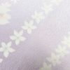 小紋 しつけ糸付き 総柄 正絹 花柄 袷仕立て 身丈167.5cm 裄丈67.5cm 着物 紫・藤色_画像11