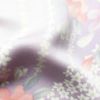 小紋 しつけ糸付き 総柄 正絹 花柄 袷仕立て 身丈167.5cm 裄丈67.5cm 着物 紫・藤色_画像21