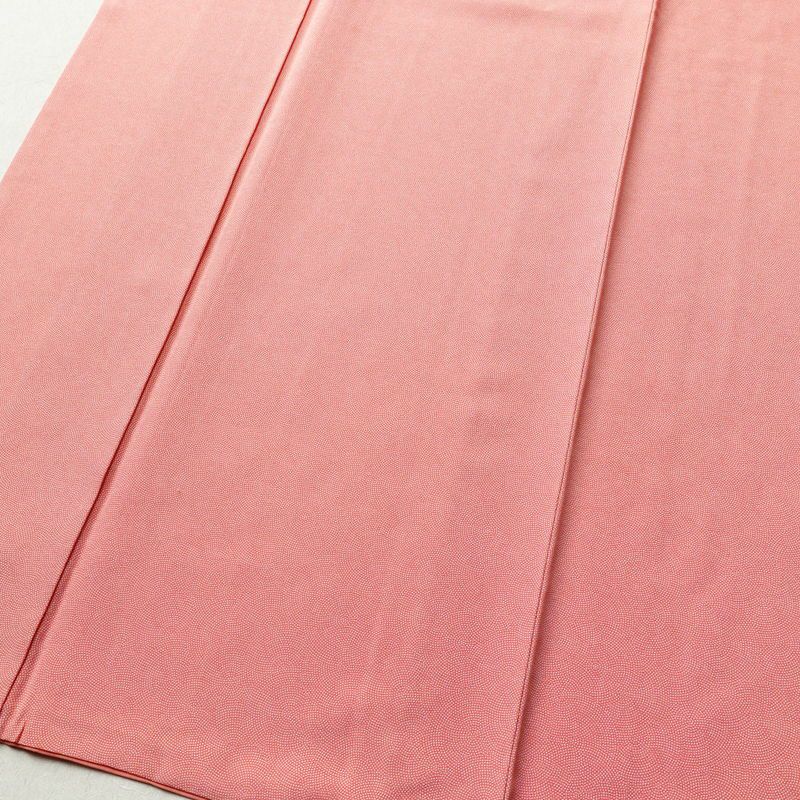 小紋 鮫小紋 縮緬 江戸小紋 正絹 古典柄 袷仕立て 身丈159.5cm 裄丈67cm 着物 ピンク_画像4