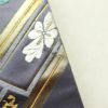 袋帯 六通柄 フォーマル用 正絹 古典柄 箔 金糸 帯 紫・藤色_画像7