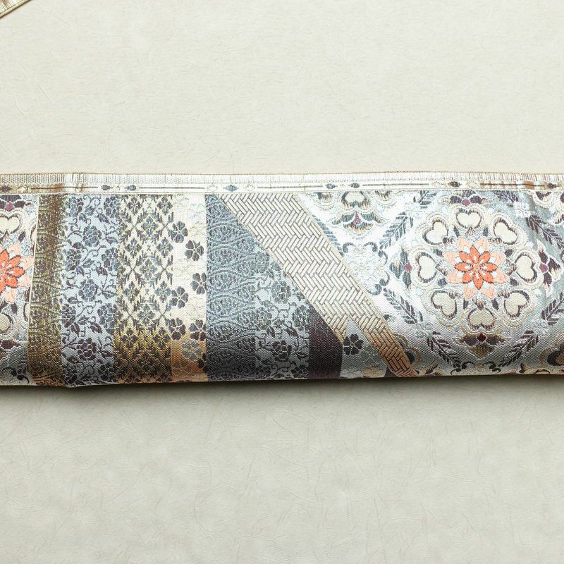 袋帯 六通柄 良品 フォーマル用 正絹 古典柄 箔 金糸 銀糸 帯 金・銀_画像15