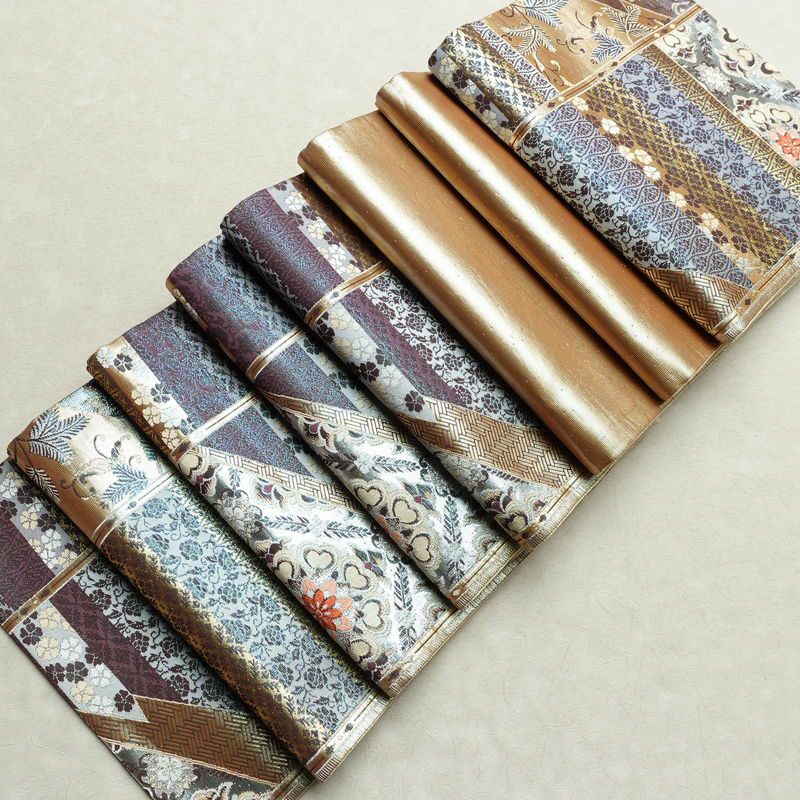 袋帯 六通柄 良品 フォーマル用 正絹 古典柄 箔 金糸 銀糸 帯 金・銀_画像20