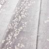 小紋 正絹 花柄 袷仕立て 身丈156cm 裄丈63.5cm 着物 紫・藤色_画像5