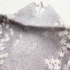 小紋 正絹 花柄 袷仕立て 身丈156cm 裄丈63.5cm 着物 紫・藤色_画像17