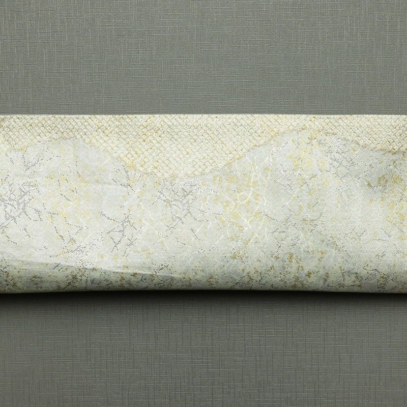 袋帯 六通柄 フォーマル用 正絹 古典柄 箔 金糸 銀糸 帯 金・銀_画像15