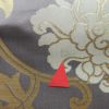 袋帯 六通柄 フォーマル用 正絹 花柄 金糸 帯 紫・藤色_画像4