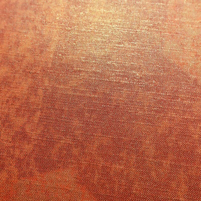 袋帯 全通柄 美品 フォーマル用 正絹 幾何学柄・抽象柄 箔 橙_画像3