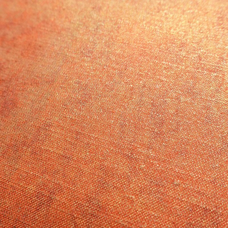 袋帯 全通柄 美品 フォーマル用 正絹 幾何学柄・抽象柄 箔 橙_画像5