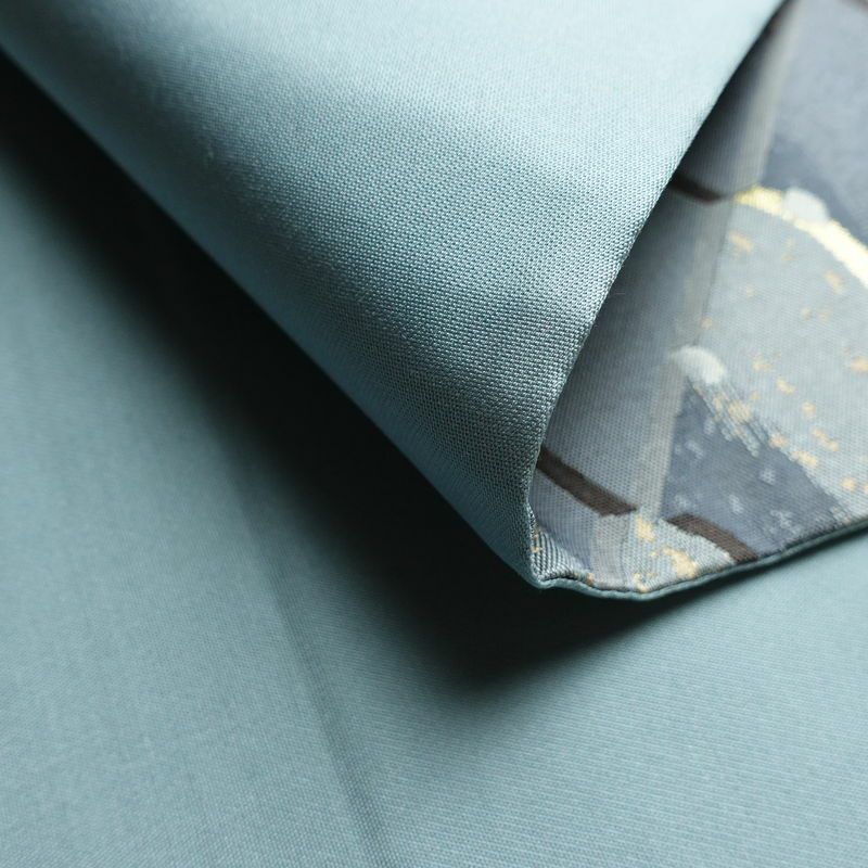 袋帯 六通柄 美品 フォーマル用 正絹 古典柄 金糸 銀糸 帯 桜 花びら 青・紺_画像10