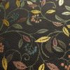 袋帯 六通柄 良品 綾織 一般用 正絹 木の葉・植物柄 茶_画像3