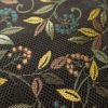 袋帯 六通柄 良品 綾織 一般用 正絹 木の葉・植物柄 茶_画像5