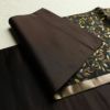 袋帯 六通柄 良品 綾織 一般用 正絹 木の葉・植物柄 茶_画像10