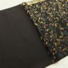 袋帯 六通柄 良品 綾織 一般用 正絹 木の葉・植物柄 茶_画像17