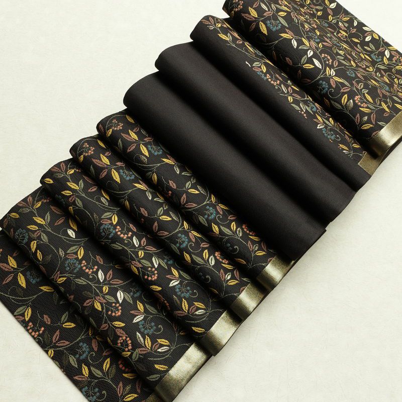 袋帯 六通柄 良品 綾織 一般用 正絹 木の葉・植物柄 茶_画像19