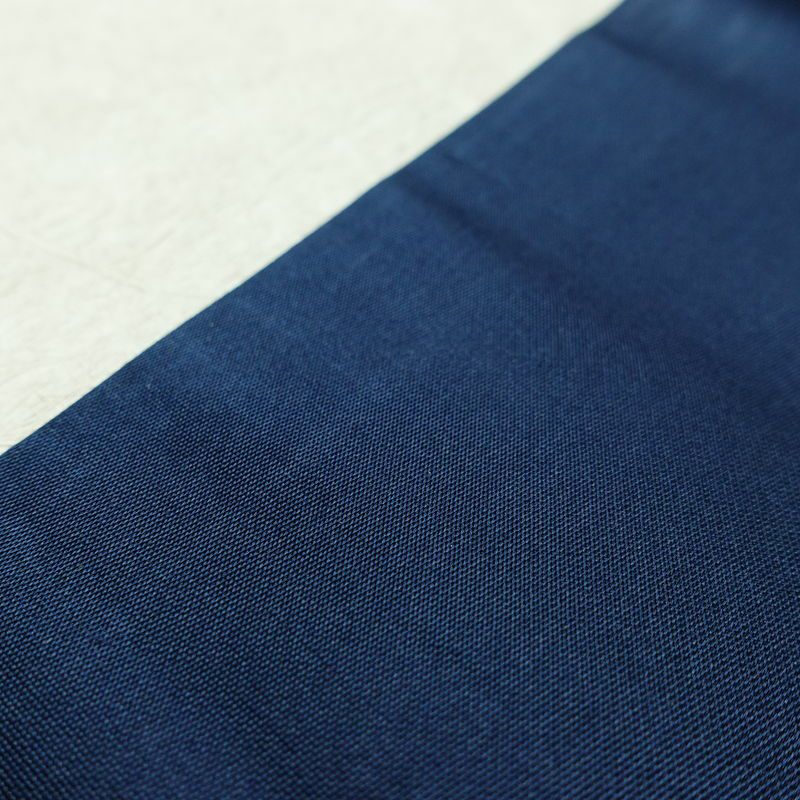 名古屋帯 太鼓柄 正絹 幾何学柄・抽象柄 名古屋仕立て 箔 帯 青・紺_画像7