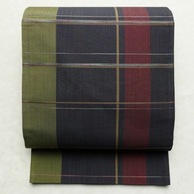 袋帯 六通柄 フォーマル用 正絹 古典柄 箔 鶴 梅 菊 金糸 帯 金・銀