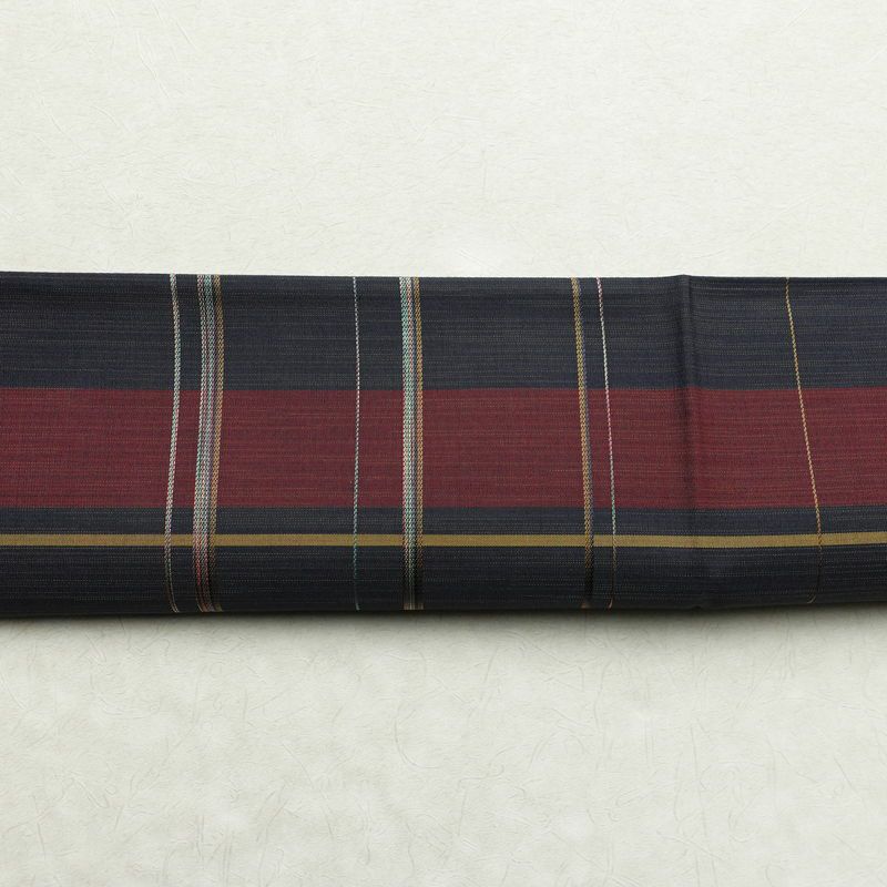 袋帯 六通柄 良品 一般用 正絹 チェック・格子柄 帯 多色使い_画像15